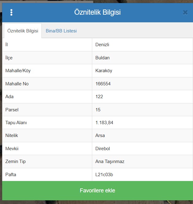 Denizli Buldan Karaköy Yerleşime Çok Yakın İmarlı 1183 m2 Arsa